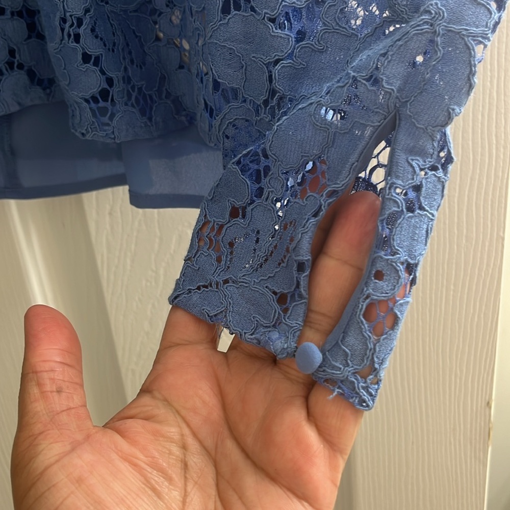 Express Victorian Lace Blouse - Picture 2 of 5